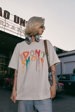 Футболка DONSMOKE "Crayon Logo" Loose fit Tee