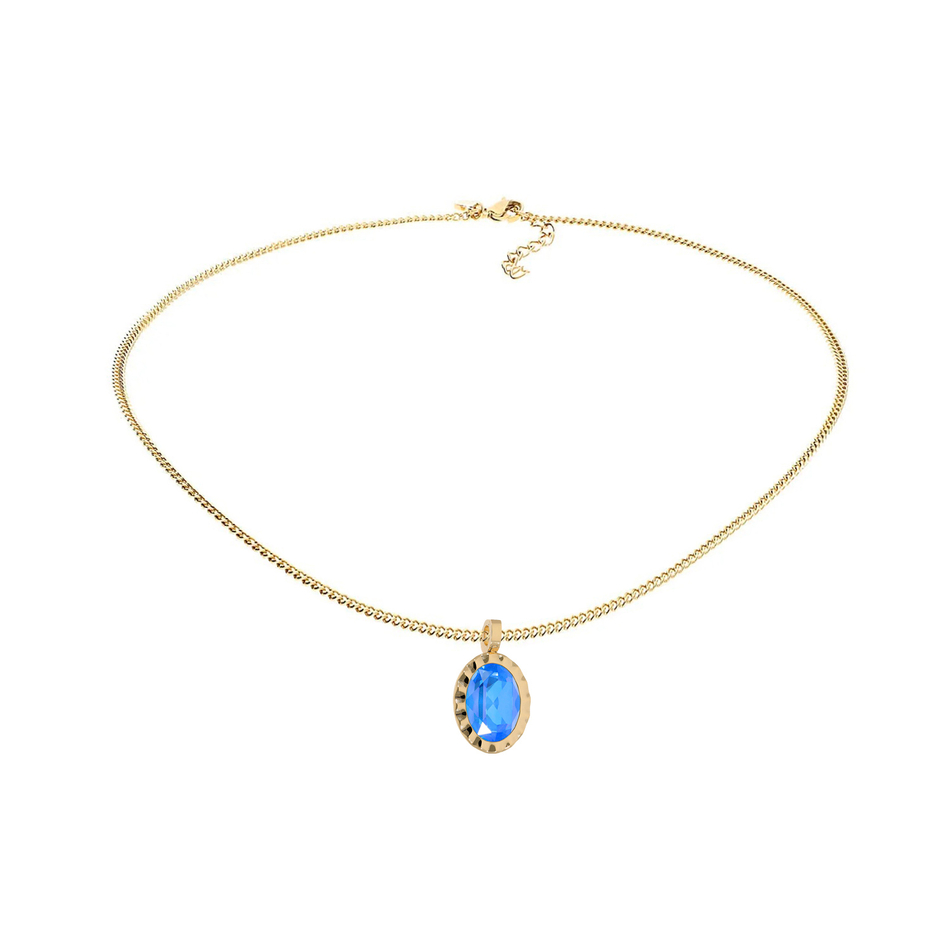 Колье Qudo TIVOLA UNICA big (G/P) Royal blue delite 3 cm 420684