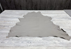 Кожа козы в сером цвете по цене 45 рублей за 1 кв дм