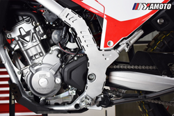 Yamoto FRAME GUARD for Honda CRF300/Rally300. Aluminium