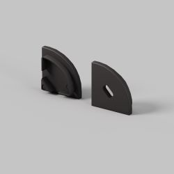 Комплект заглушек (для профиля 16×16) 2 шт., Maytoni ALM-1616R-B-EC 642029