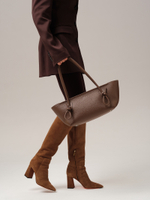Кожаная сумка DBR 31340 коричневый какао
