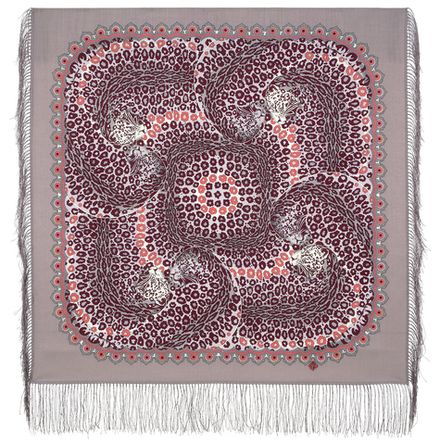 Павловопосадский платок Леопарды 3 2118-3
