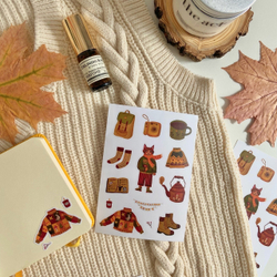 стикерпак "котик путешественник"