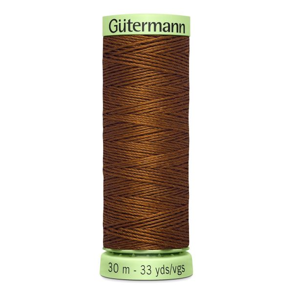 Нитки отделочные Gutermann Top Stitch 30 (30 метров), 5 кат. | 650 золотисто-каштановый