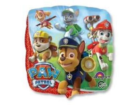Шар фольгированный (18''/46 см) Квадрат,Щенячий Патруль, 1 шт.