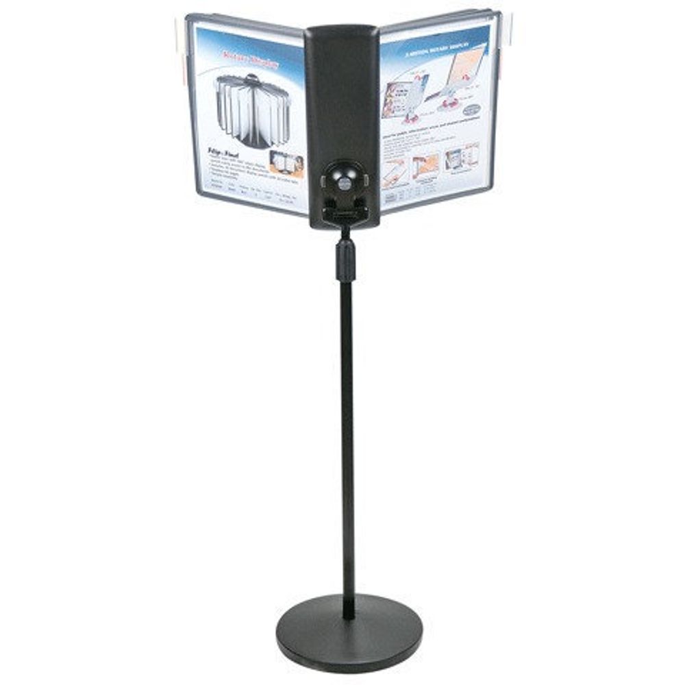 Демосистема напольная на 10 панелей, с 10 серыми панелями А4, BRAUBERG, 235339