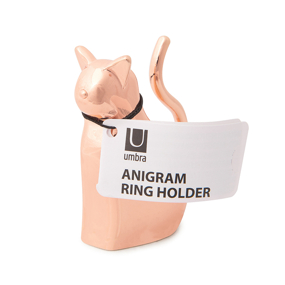 Держатель для колец Anigram кот медь, Umbra