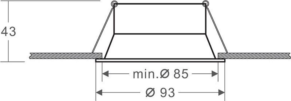 Встраиваемый светильник Deko-Light Auva 110005