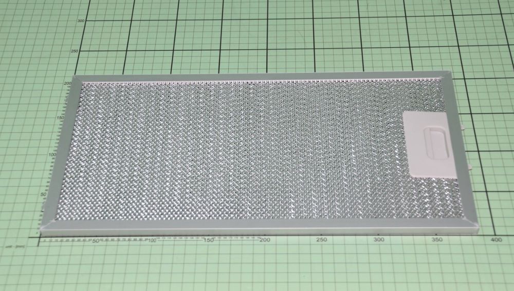 Жировой алюминиевый фильтр для вытяжки Hansa (Ханса) 384*203мм - 1043739