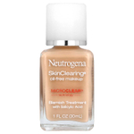 Neutrogena, Очищение кожи, безмасляный макияж, бафф 30, 30 мл (1 жидк. унц.)