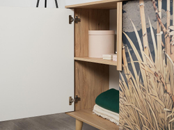 Току комод 16.230.04 Гикори Рокфорд / Белый