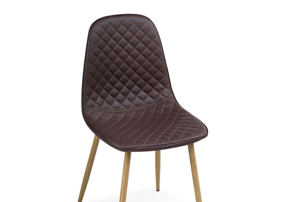 Стул на металлокаркасе Capri коричневый