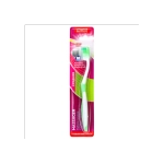 Зубная щетка средней жесткости MASSAGER с массажными щетинками (ассорти 4 цвета), LAIMA DENT, 609318