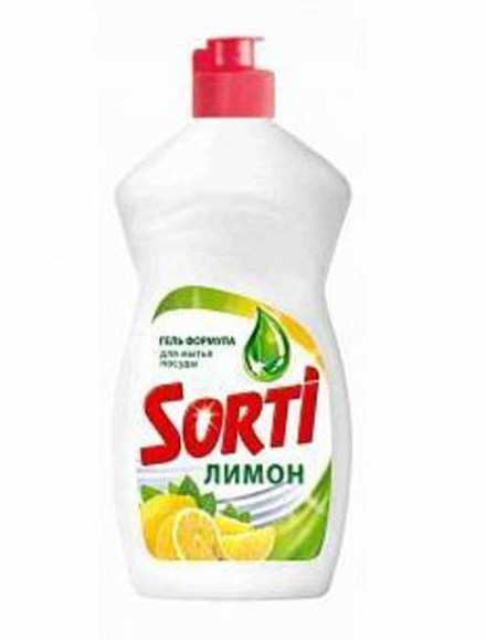 Ср-во д/посуды гель SORTI лимон 450/500 мл