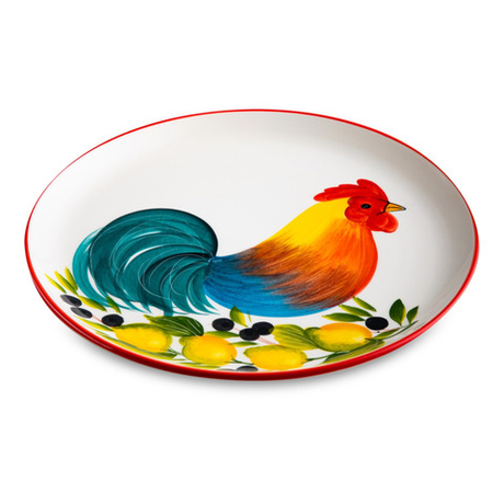 Блюдо для кулича 31см Edelweiss Петухи