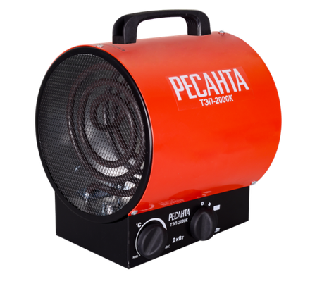 Электрическая тепловая пушка РЕСАНТА ТЭП-2000К - [2 кВт / 220В]