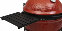 Керамический гриль Kamado Joe Classic Red, 46 см, красный, с ножками и столиками