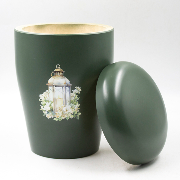 Урна для праха биоразагаемая "Эдем" зеленая