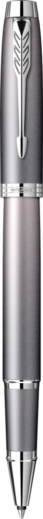 Ручка- роллер Parker "IM Rituals GREY Gradient CT", цвет чернил: Black 0,5мм, в подарочной упаковке