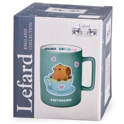 КРУЖКА LEFARD "CAPYBARA+COFFEE" 400МЛ