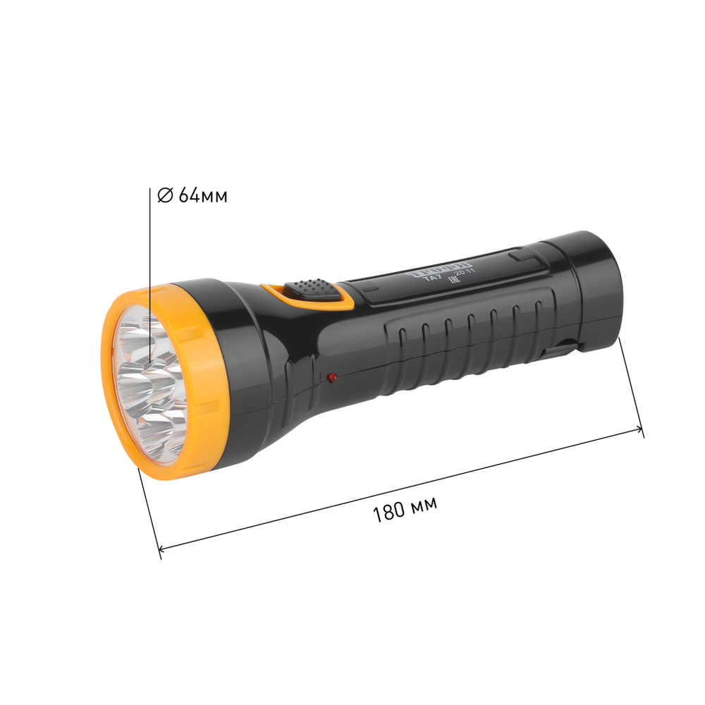 Фонарь Трофи Акку TA7 7*LED.4V1Ah
