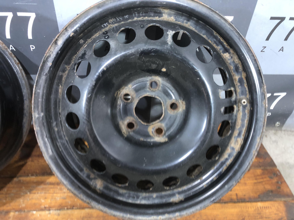 Диски штампованные R16 комплект 5шт 6.5Jx16H2 5/105/56.5 ET39 Opel, Chevrolet Cruze, Astra J  Б/У Оригинал BJ9247
