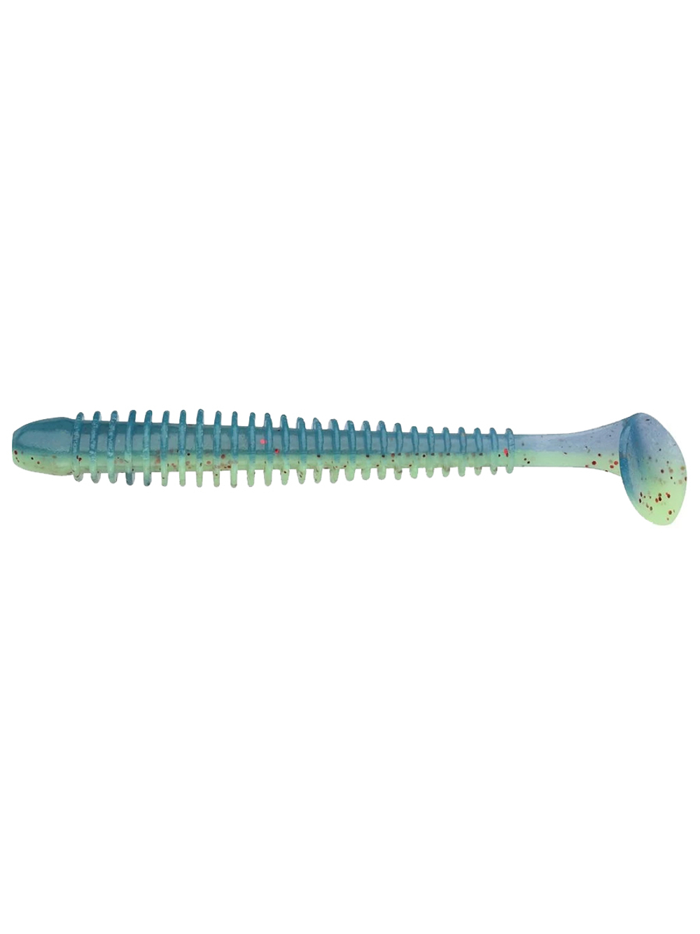 Приманка силиконовая Keitech Swing Impact 4.5" #417 Gold Flash Minnow, 3 упаковки по 6 штук
