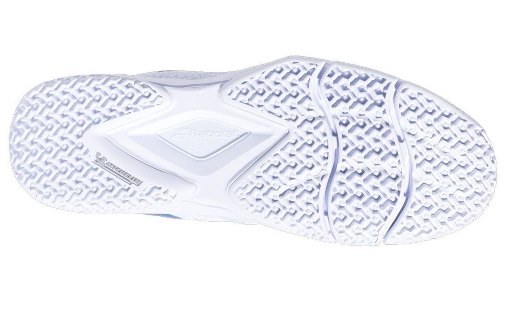 Женские кросовки для Padel Babolat Sensa - white/cool blue