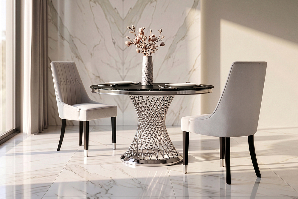 Стул Garda Decor Элегантный(Elegante) велюр светло-серый Colt030-SVSER 56*65*101 см