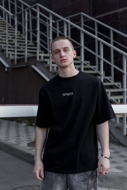 Футболка SPACE OverSize Черный Light