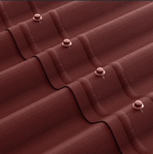 Ондулин 0,96х1,95 Красный