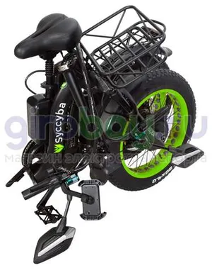 Электровелосипед Syccyba F11 Pro Dual 48V/15Ah (полный привод) - Салатовый обод фото №15