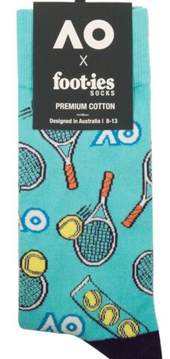 Теннисные носки Australian Open Tennis Time Cotton 1P - небесный