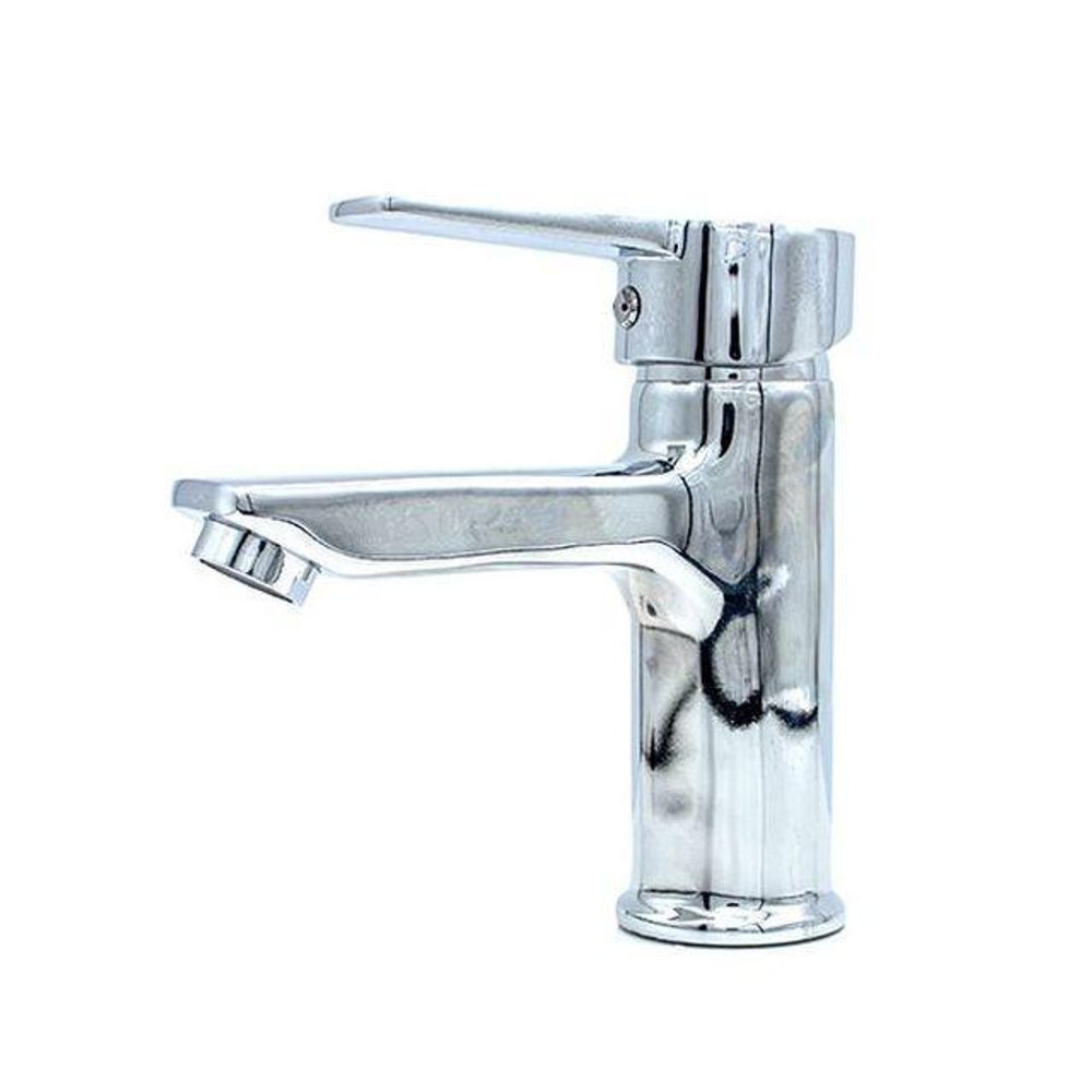 Смеситель для умывальника Дорон DL 2322-N шаровый, хром ,короткий излив