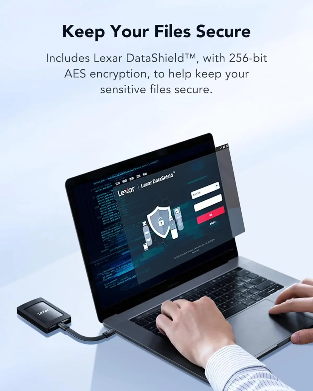 Внешний накопитель Lexar SL500 Portable SSD Magnetic Set USB 3.2 Gen 2x2 1TB, R/W 2000/1800 МБ/с