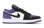 Кроссовки Jordan Air Jordan 1 Low Court Purple GS (Подростковая размерная сетка)