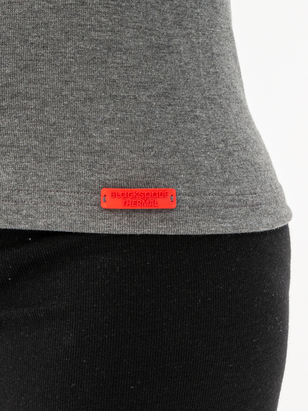 Футболка детская термо унисекс серый меланж