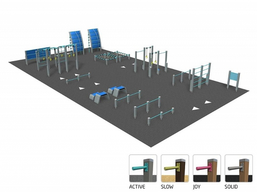 Спортивная площадка Fitness L