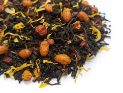 7778D Чай черный ПРЕМИУМ коллекция "Облепиховый"