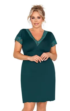 Mariza plus nightdress Green