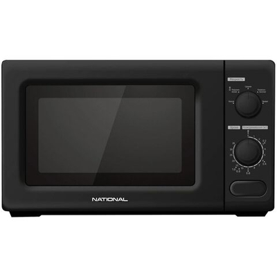 Микроволновая печь National, NK-MW211M20, 20 л,  700 Вт, электр, 5уров.мощ,черный