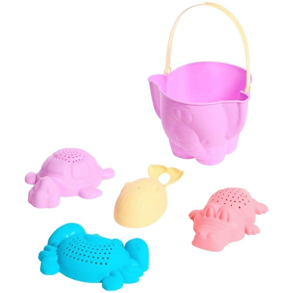 Набор для песка №8 "Африка" ведро+4 формочки