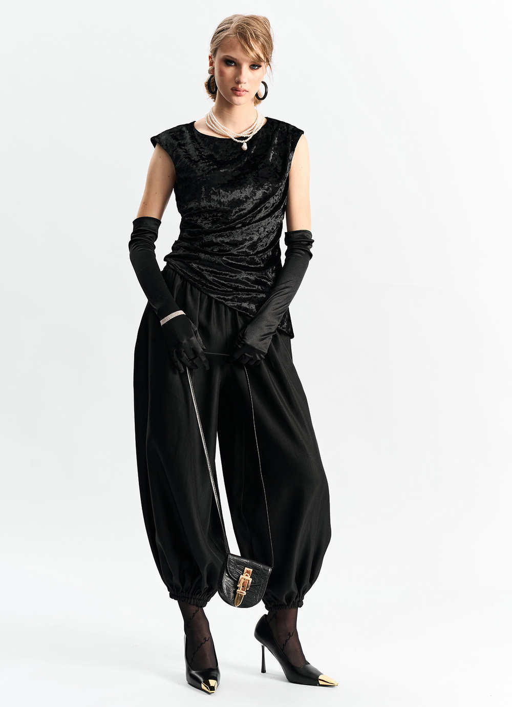 Брюки "аладдины" 1270 черный