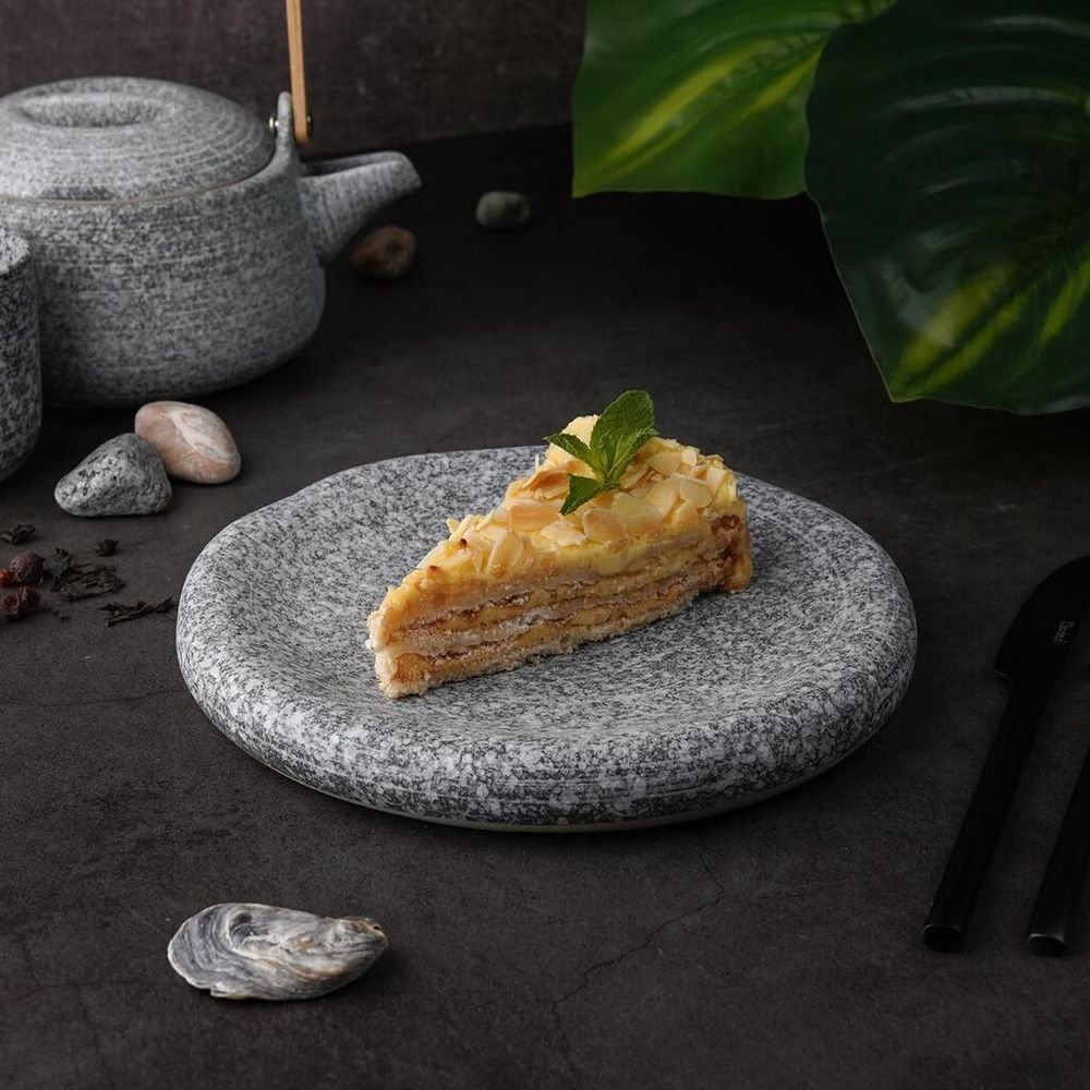 Блюдо круглое d 20,7 см h2,7 см Stone Untouched Taiga P.L. Proff Cuisine [1]