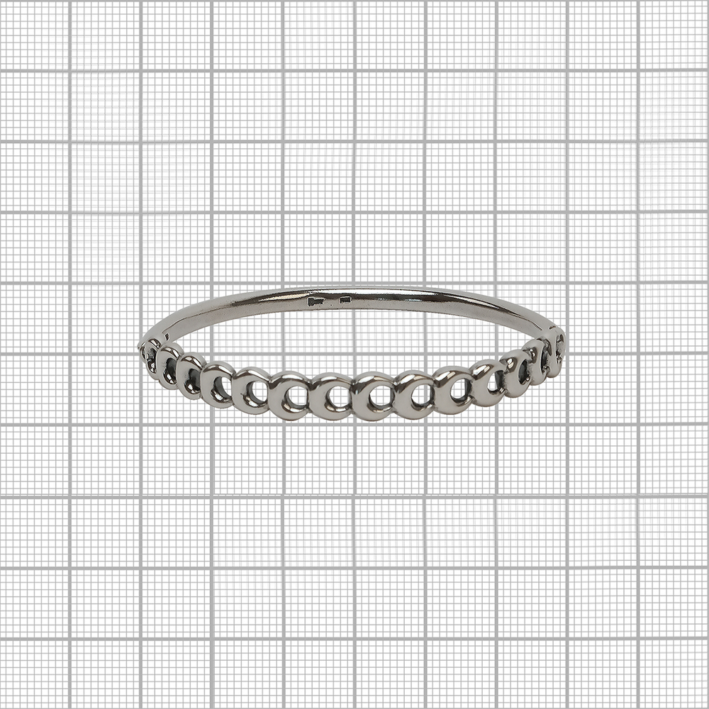 "Корса" браслет  в серебряном покрытии из коллекции "Форсаж" от Jenavi