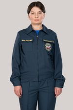 Костюм летний  женский МЧС (Патруль-240, серо-синий)