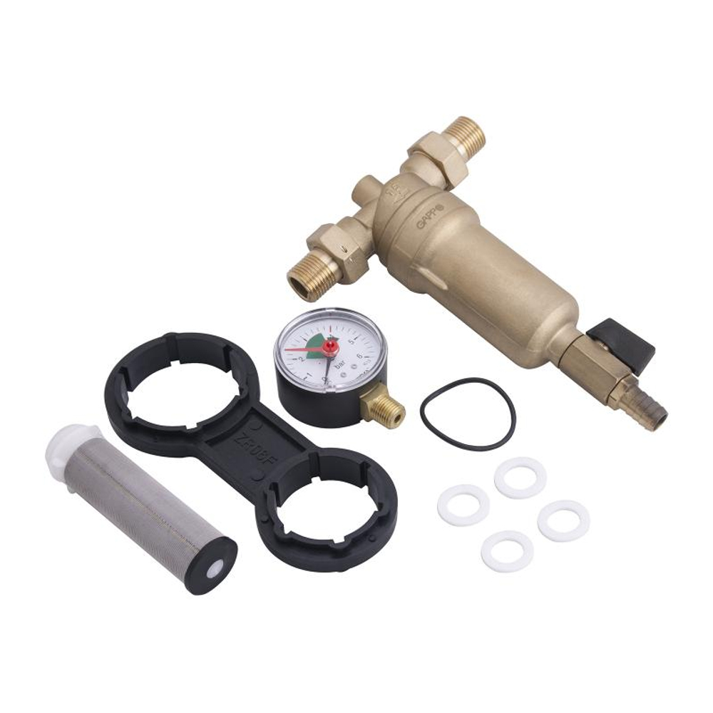 Фильтр промывной для горячей воды, Gappo G1411