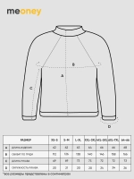 Свитер теплый с воротником свитшот