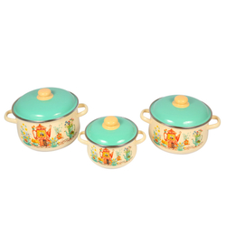 Набор эмаль 3пр.№408 конич. "Чайный домик" 2/4/5,5л СЭ